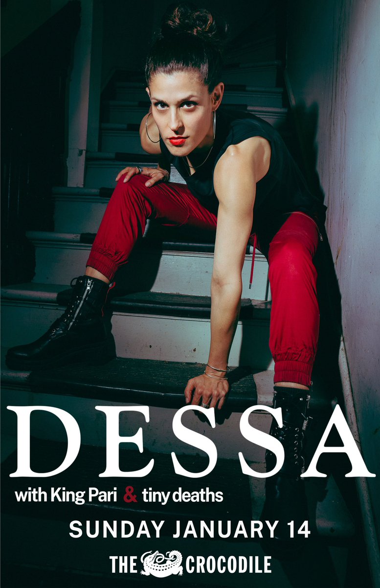 SEATTLE.  Presented by <a href="/kexp/">kexp</a>.  
More than 70% of the tickets are sold through.  See you at <a href="/thecrocodile/">thecrocodile</a>. 

ticketweb.com/event/dessa-ki…