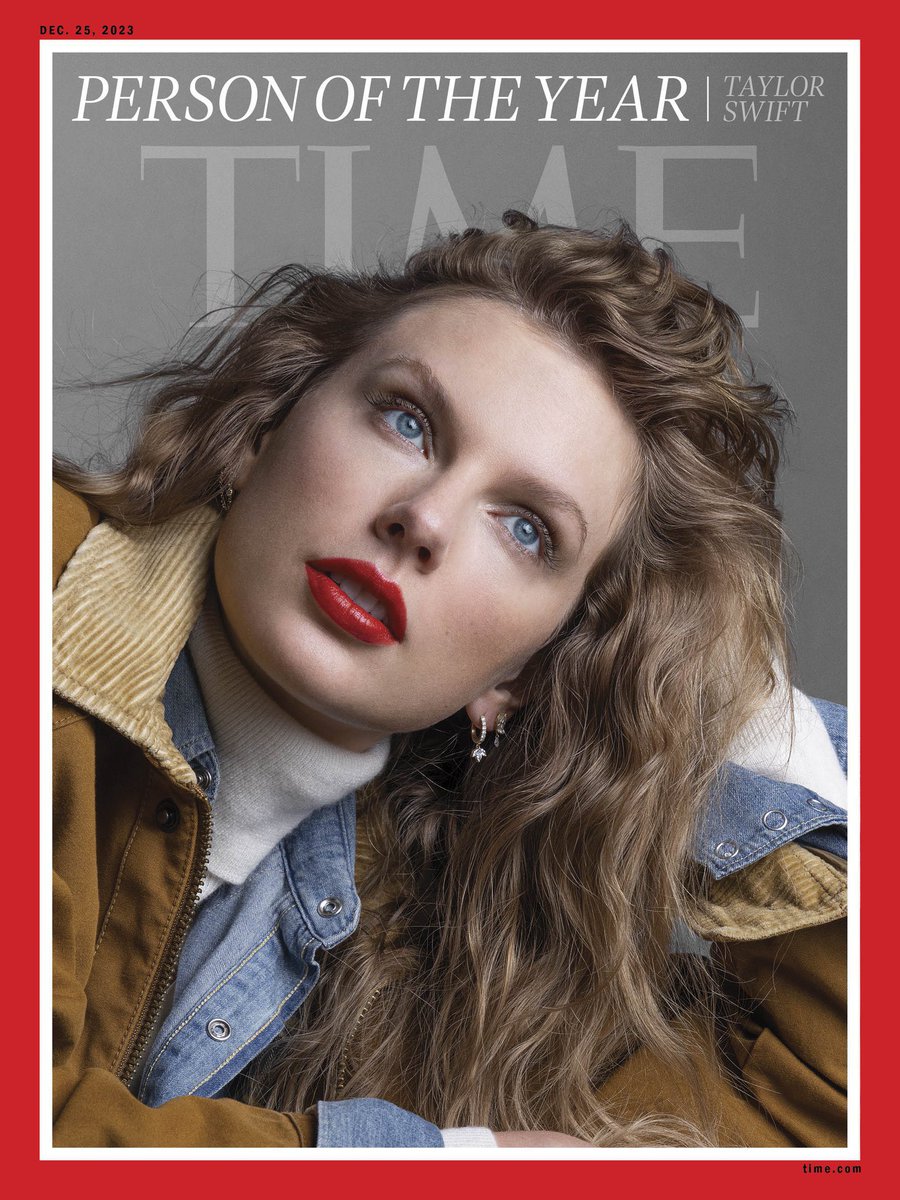 Taylor Swift is Time Magazine’s Person of the year! Taylor has used her massive fan base to get people to register to vote in record numbers! Drop a ❤️ and Repost to thank Taylor for helping to save democracy!