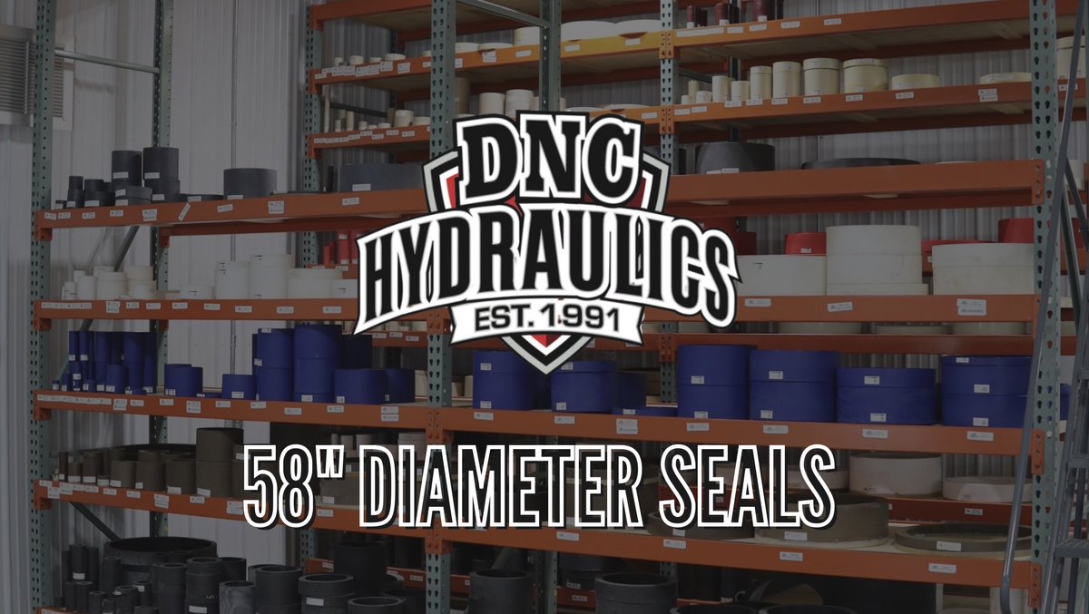 DNCHydraulics's tweet photo. When it comes to hydraulics, you need machinery components that are large enough to stay in charge and withstand high-volume capacities. Our 58” in., in-house custom seals are available for pre-order now: https://t.co/QQ1s1dHqfi https://t.co/vTA0sdnSRh
