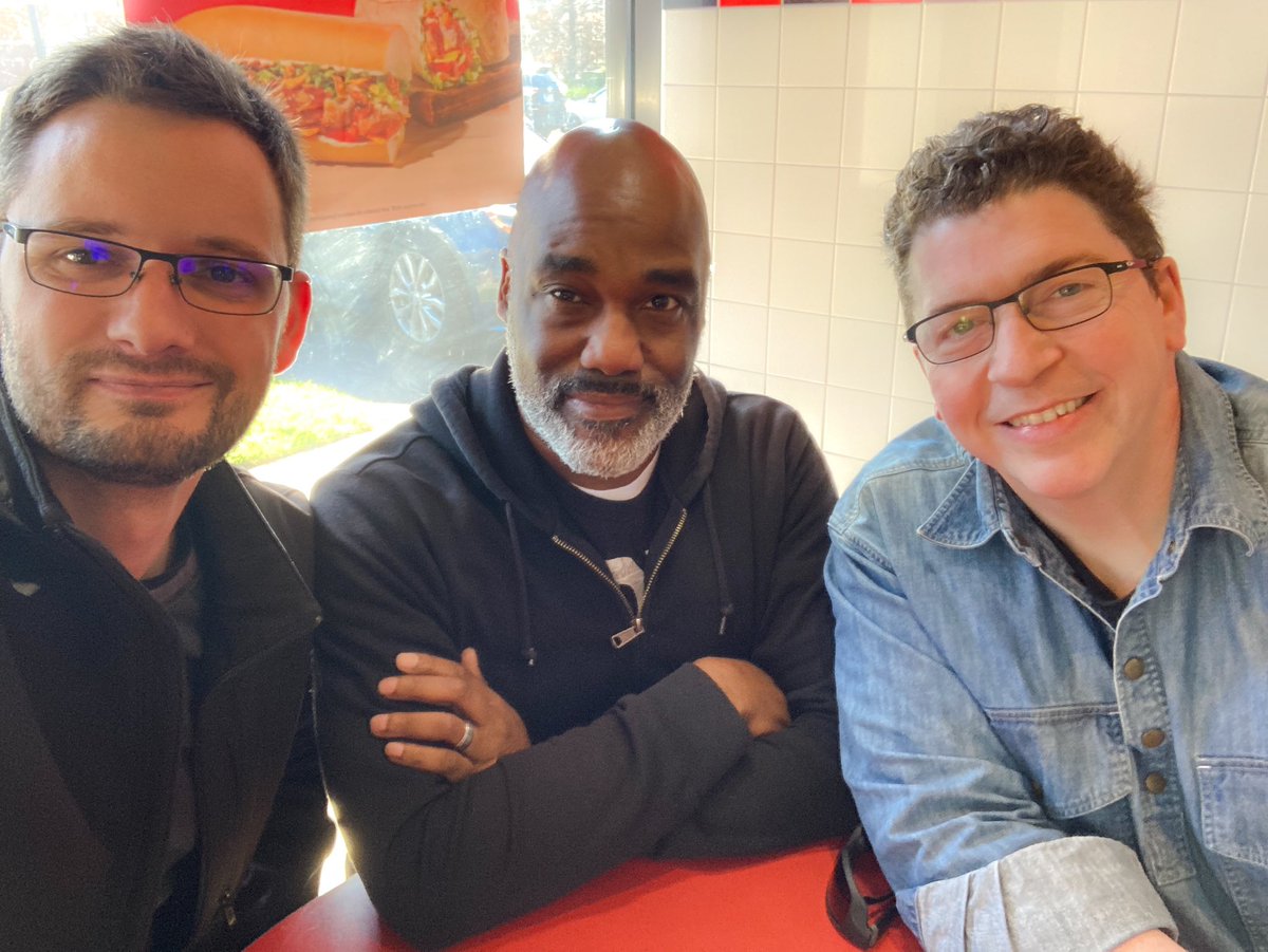 danielhancock22's tweet image. The Jedi masters meet at last. Battle planning with my Terminus Media bros. @DOMINIONCOMIC