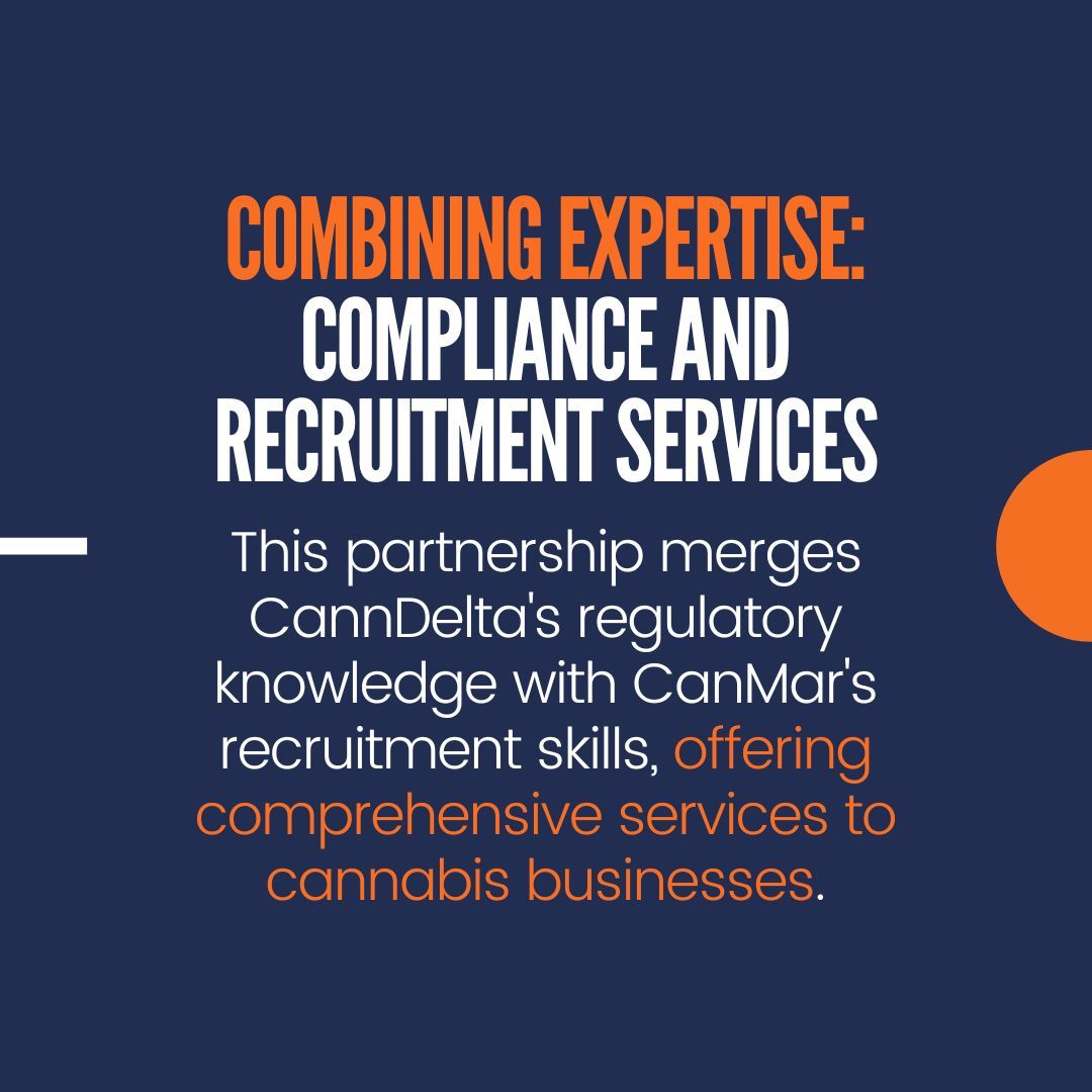 CannDelta's tweet photo. Exciting developments in the cannabis industry! CannDelta and @CanMar Ventures Ltd. have teamed up, combining their strengths in regulatory compliance and recruitment to offer enhanced services for cannabis businesses. For more details, visit CanMar’s website. https://t.co/7DMV5vE833
