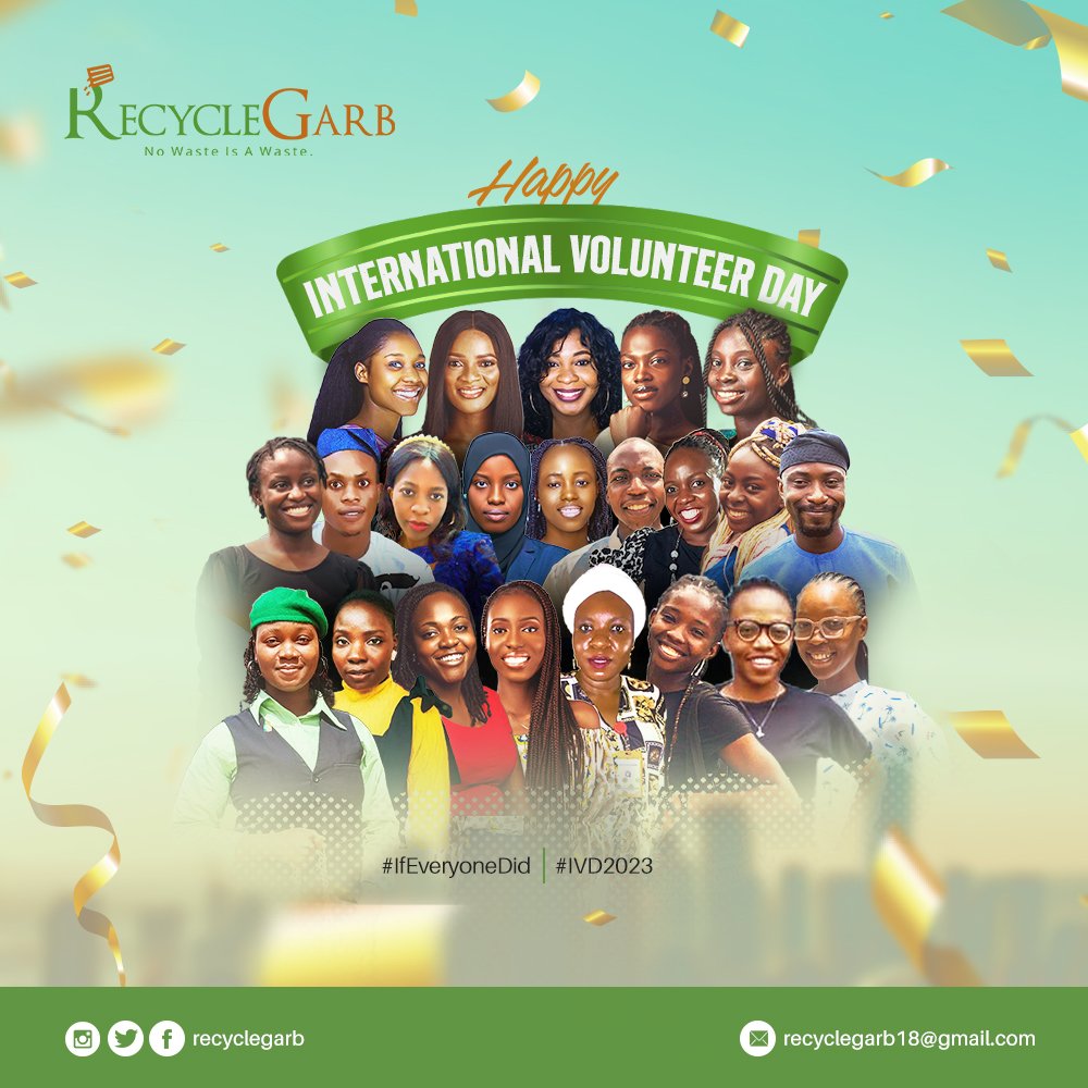This is an appreciation post to all RecycleGarb Hub Ltd  wonderful volunteers.
We wouldn't have been able to stay committed to community projects without them.
Because of them, our impact in the society wouldn't have been felt.
We thank you for ideas shared and time given