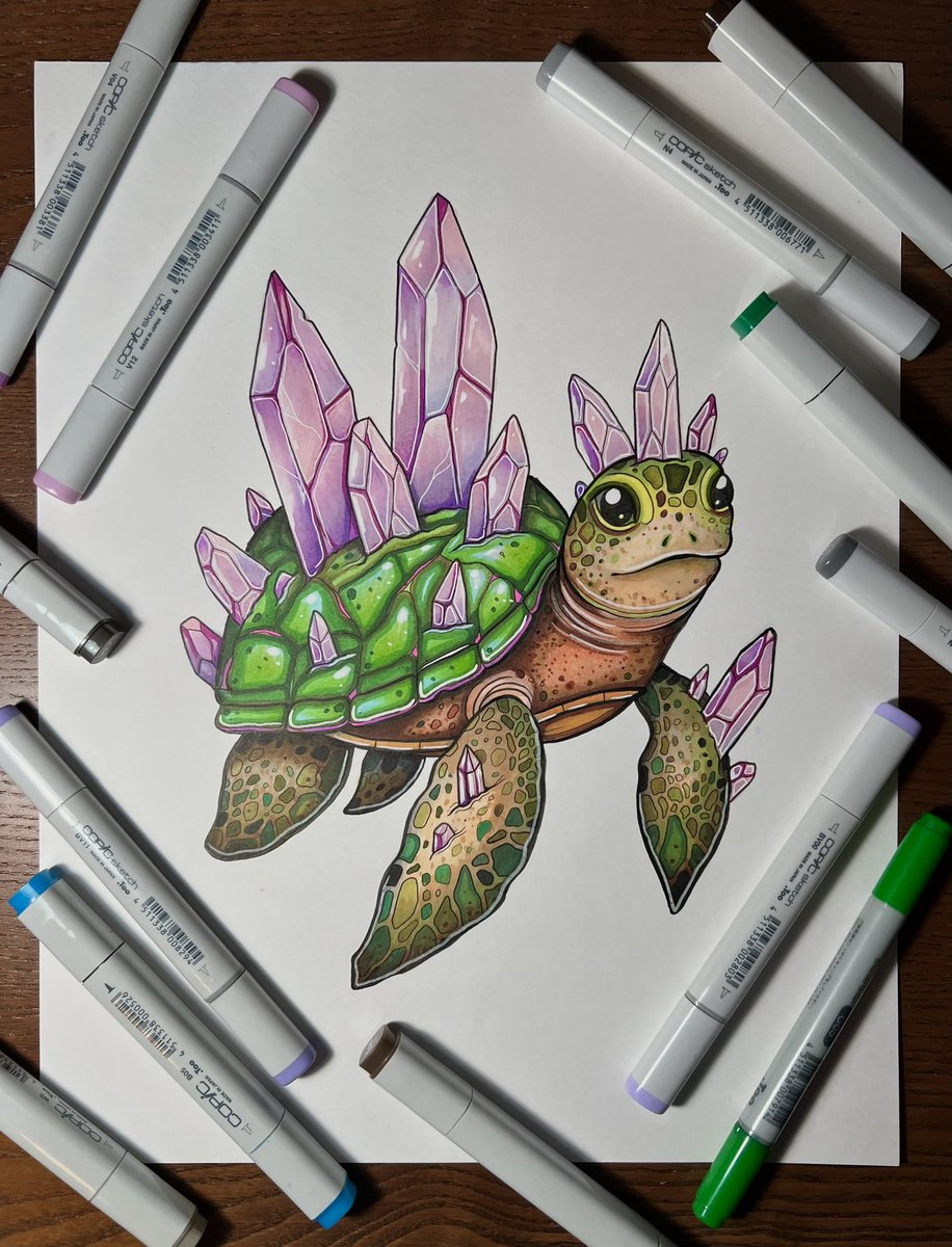 stopdotcom's tweet image. Crystal turtle 🐢💓