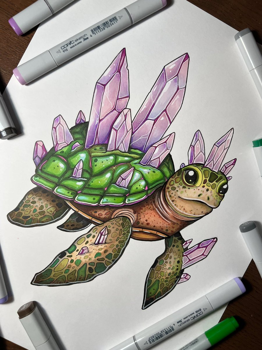 stopdotcom's tweet image. Crystal turtle 🐢💓