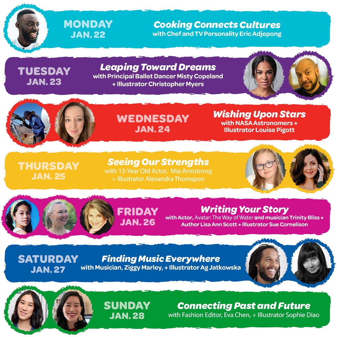 📣 It’s the moment you’ve been waiting for! The full line-up of #CrayolaCreativityWeek celebrity guests and daily themes is HERE! Don’t miss out on your chance to sign-up to participate for FREE ➡️📝 Crayola.com/CreativityWeek