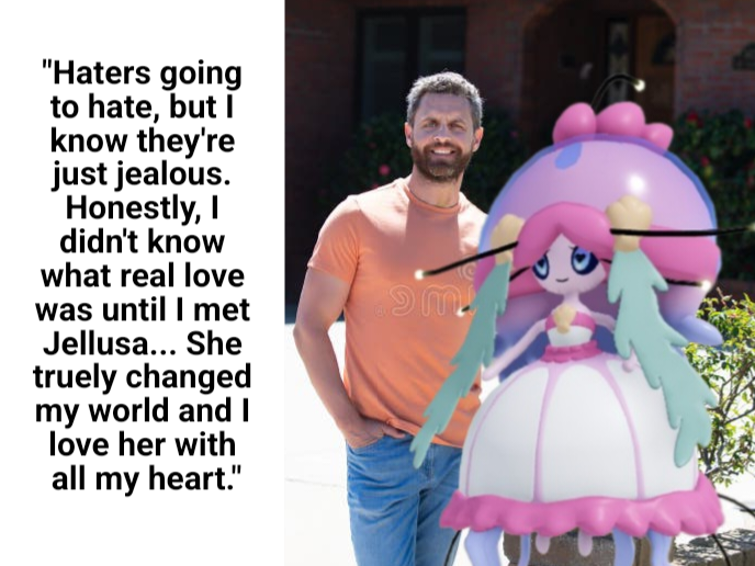 FakeLLNews's tweet photo. A local man is claiming to be in a romantic relationship with a digital creature from the game #LoomianLegacy . Sources claim he is currently planning their wedding and future life together. https://t.co/tQWakYEGBE
