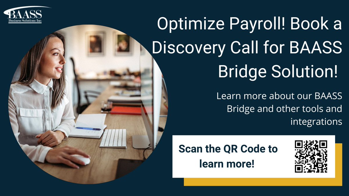 baassbiz's tweet photo. Streamline BambooHR to Payroll, boosting accuracy and reducing workload. HR managers, explore efficient integration. Book a discovery call today and enhance your HR efficiency. https://t.co/XDkafPIiuO
#RecruitmentHR #PayrollOptimization #DiscoveryCall #BAASSBusinessSolutions https://t.co/g3cTtL83IH