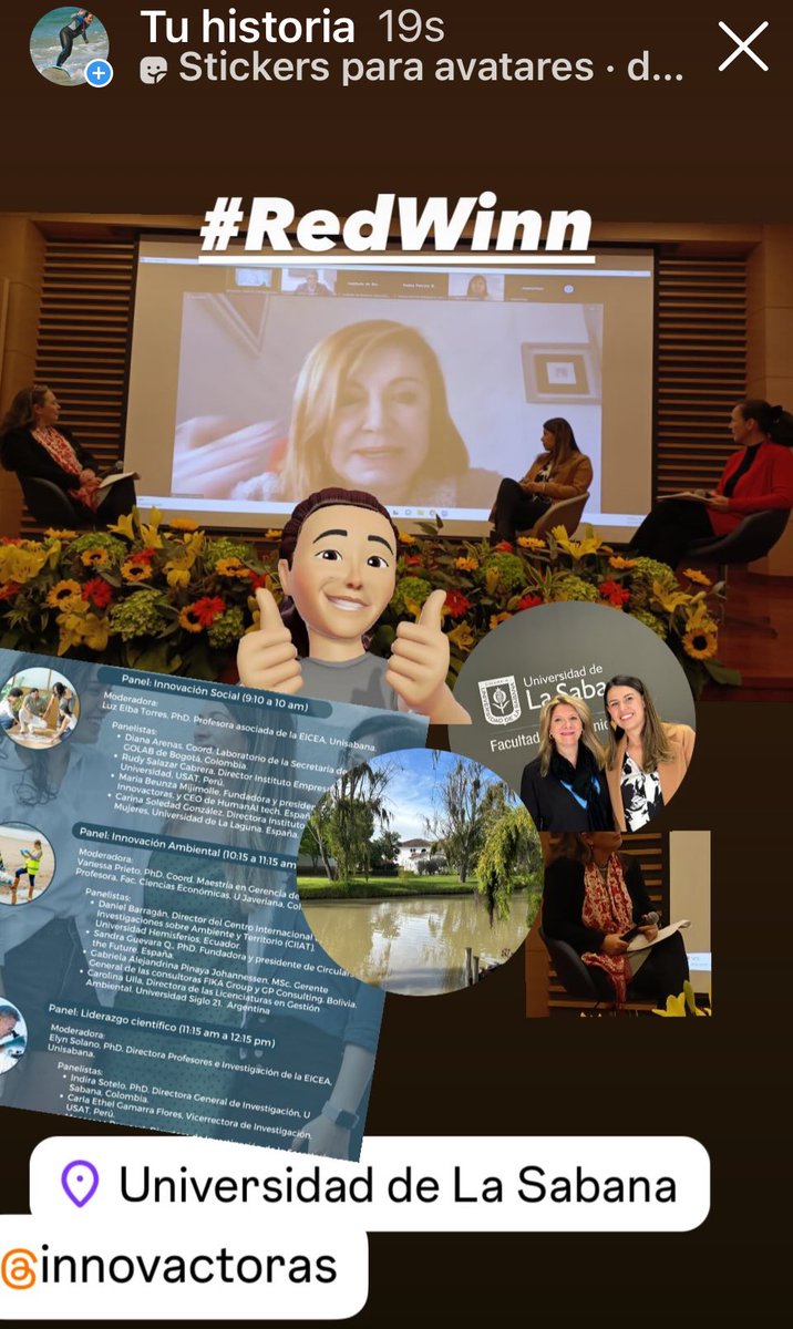 innovactoras's tweet photo. Estamos en el congreso internacional de mujeres y sostenibilidad, participando en el panel de #Innovacionsocial . Un lujo compartir y debatir con grandes ponentes, gracias a la #redwinn . Maravilloso el equipo anfitrión de la @unisabana https://t.co/18RJ4lYspy