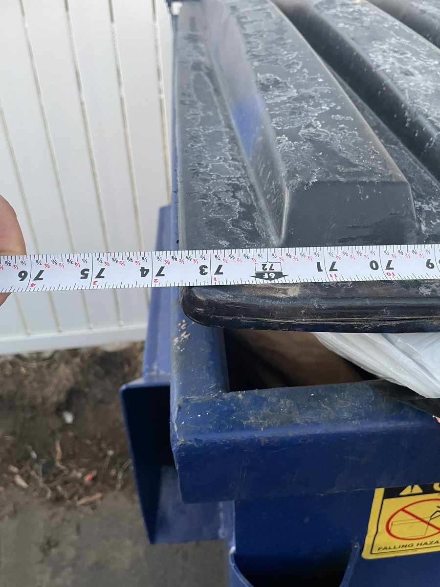 PatrickArchul18's tweet photo. @WasteConnection  Please tell me why a driver who rolls out the dumpster to the street could not roll it out because my truck that I was in had a tire over the line on an oversized car space. Is this something you feel should warrant an extra charge for an extra pick up!? https://t.co/Qg6AzzFWT0