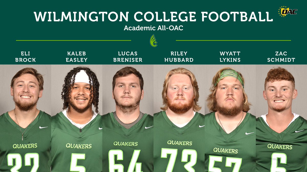 DubCQuakers's tweet image. Congrats to the 14 football players who were named to the Fall Academic All-OAC team! @DubC_Football #QuakersFB #WeAreDubC #experiencewilmingtoncollege