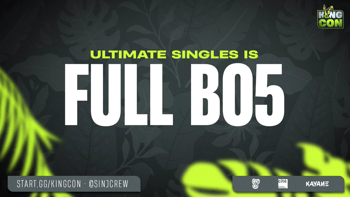 KING CON - Ultimate Singles is full BO5