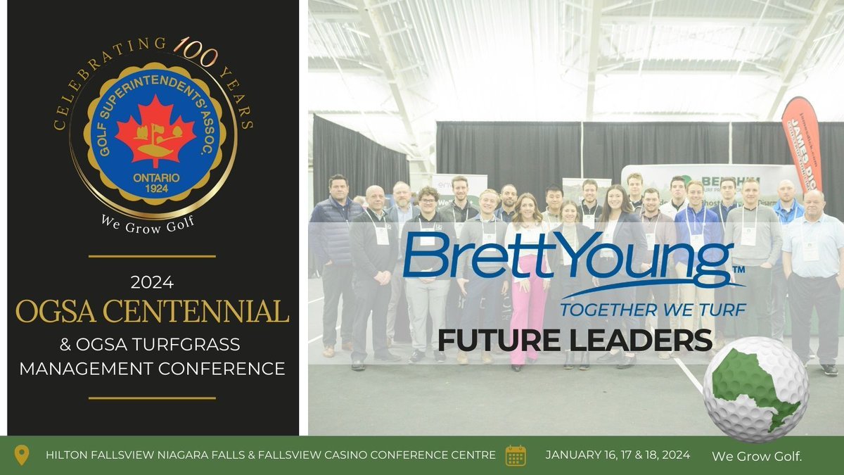 If you work in the turfgrass industry and haven’t registered for the 2024 Turfgrass Management Conference Jan 16-18, start planning! Learn, network, and meet some of our industry’s future leaders in partnership with <a href="/BYTurf/">BrettYoung Turf</a>. buff.ly/3AIZcrz