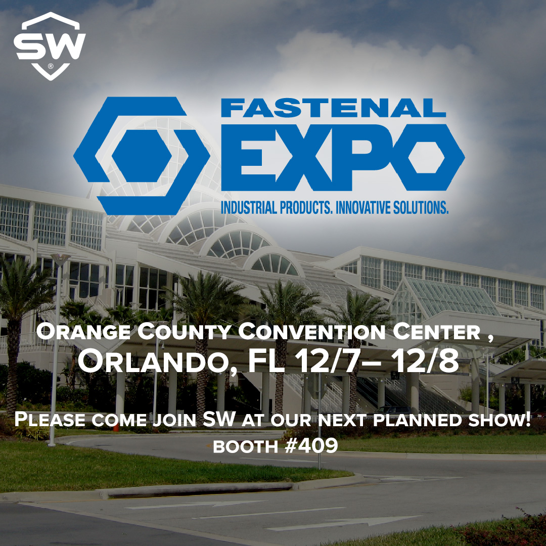 SWSSGlobal's tweet photo. Hey folks! ๐ Exciting news! We're gearing up for the 2023 Fastenal Expo, and we can't wait to connect with you at Booth #409. ๐ค Save the date - 12/7-12/8 at the Orange County Convention Center in Orlando, FL. #FastenalExpo #InnovationHub #TradeshowReady #SWSS #SWSustainability https://t.co/RdVQd50Hzb