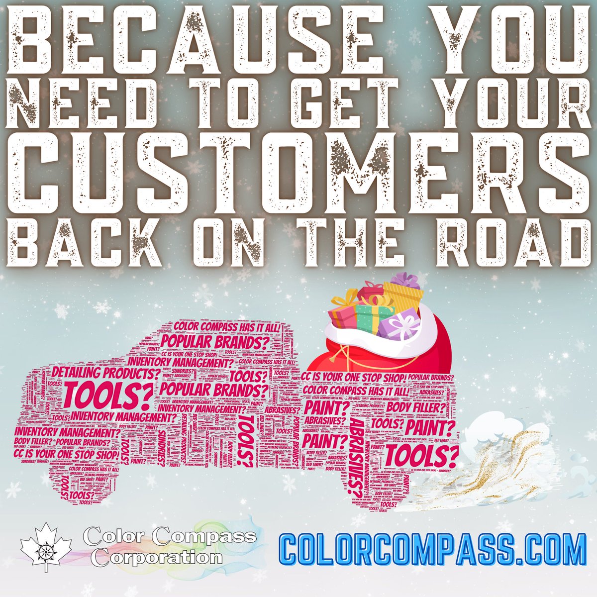 ColorCompass's tweet image. You work hard to ensure your customers have as little downtime from their work as possible. Color Compass wants to help you have as little downtime as possible by supplying everything you need to work. Your customers are important to us too!