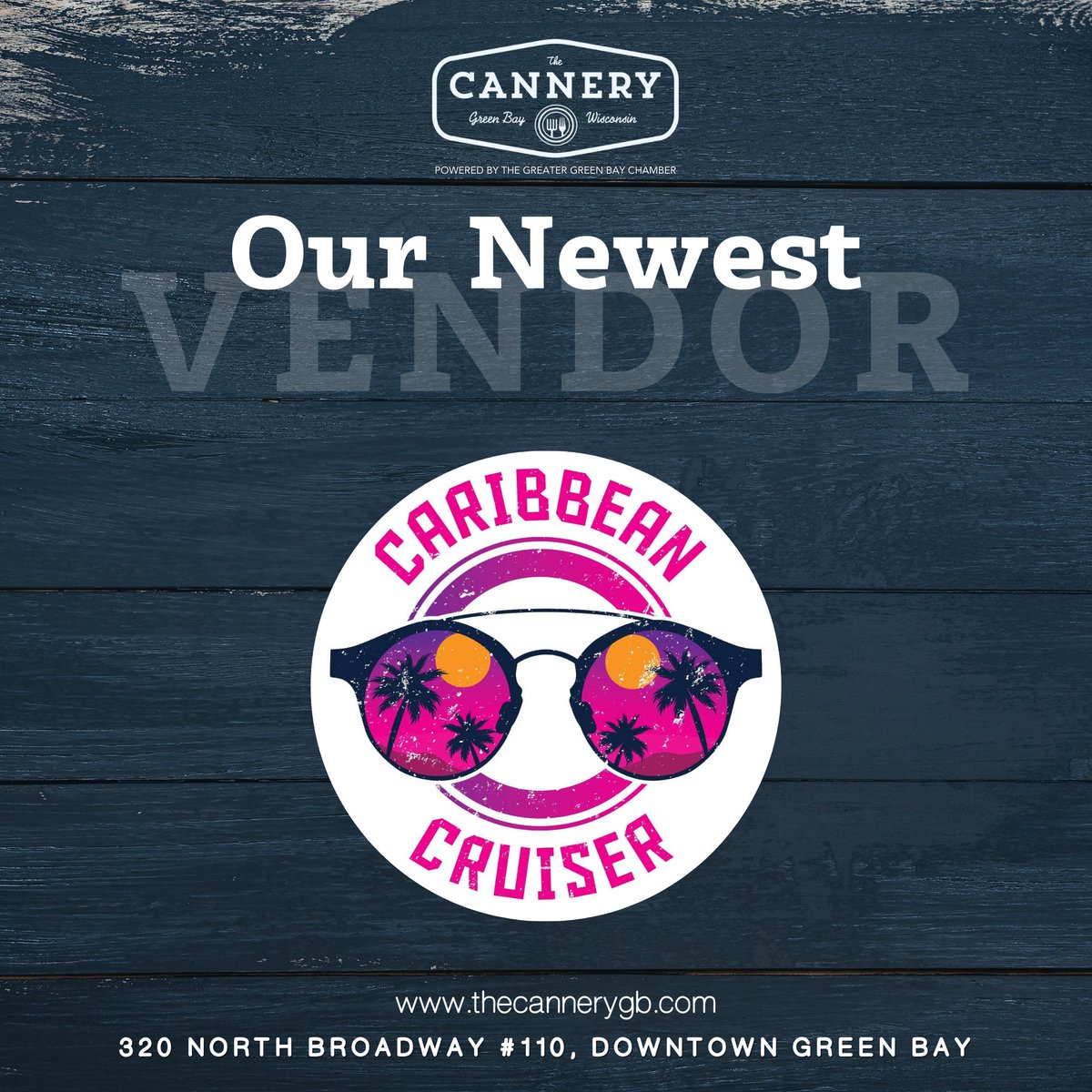 Island vibes are coming to The Cannery starting TODAY! Caribbean Cruiser is docking with a menu that's hotter than the Caribbean sun. Get ready to spice up your life!

And visit thecannerygb.com for more information about The Cannery.

#greenbay