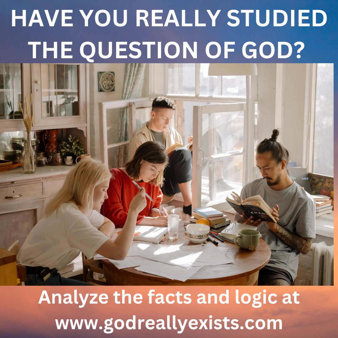 Have you studied the question of God? godreallyexists.com #IsThereAGod #Jesus #Christ #Christianity #God #jesussaves #godislove #bible #pray #faith #prayer #jesuschrist #Hope #believe #mercy #gospel #lord #heaven #holyspirit #afterlife #redemption #atheist #atheism #agnostic