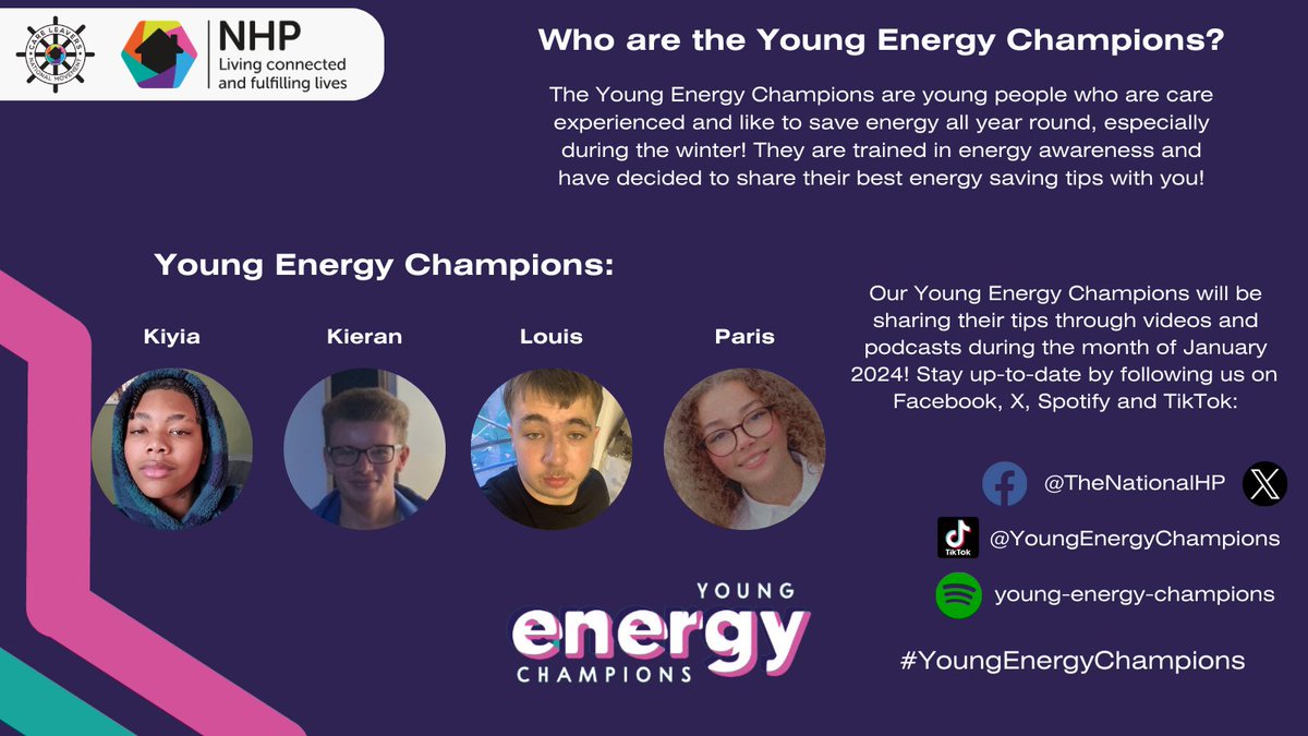 Say hello to our Young Energy Champions! Over the next few months, they will share top tips from their energy awareness project over the last year! These will be in the form of posters, TikToks and podcasts🤩 Follow us for updates! #YoungEnergyChampions #NHP #CLNM #SaveEnergy