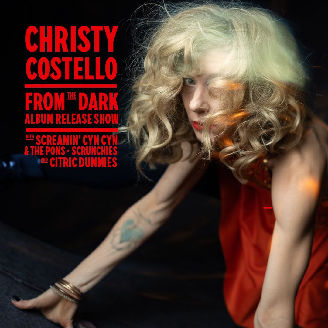 Just Announced: Christy Costello ‘From the Dark’ Record Release with Screamin’ Cyn Cyn & The Pons, @scrunchiesband, and Citric Dummies in the 7th St Entry on Saturday, February 17. On sale Friday → firstavenue.me/416o0G1