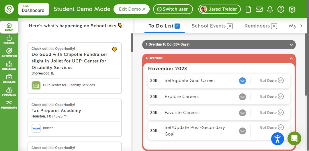 Got a tour of SchooLinks, the new college, finance, and career planning tool #HISD schools will use. So many tools and ways to support students before and beyond graduation. <a href="/SchooLinks/">SchooLinks</a>
