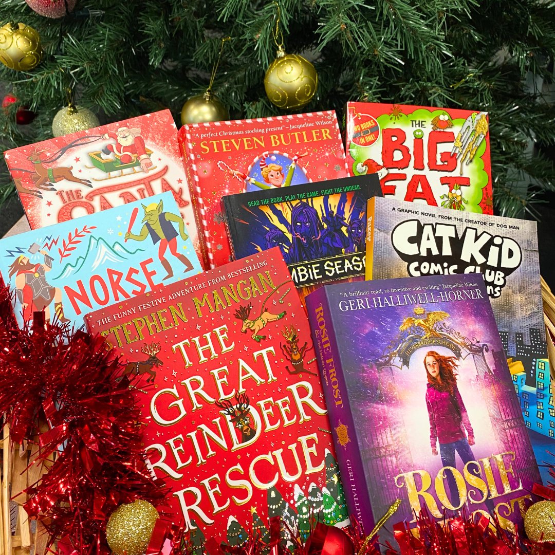 ⭐ *WIN* a festive Christmas hamper full of children's books! ⭐ We're spreading some Book Joy this December and giving away one exciting hamper inc a bundle of books perfect for ages 7-12. To win, simply retweet and make sure you're following us! 📚🎁 #giveaway #hamper