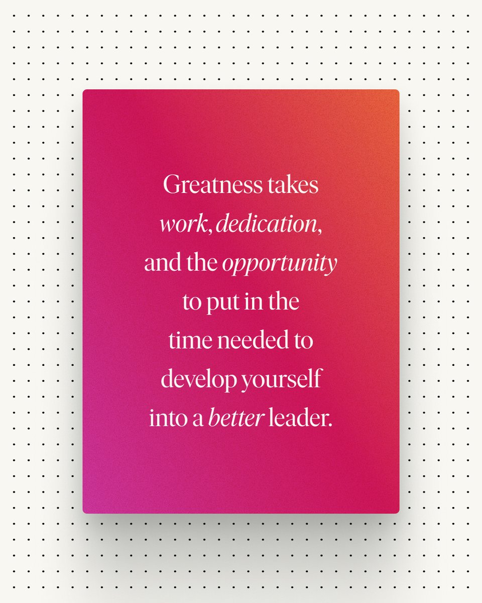 We don’t subscribe to the idea that all leaders are born leaders. 

With the right coaching, development, and personalized learning, growth and transformation are possible 💫 

It starts with paving a road to manager development.