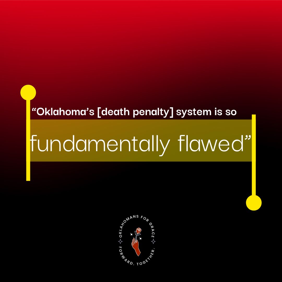 OFG_ok's tweet photo. 📰 Former U.S. Judge Andy Lester Calls for Moratorium of Oklahoma’s ​���Fundamentally Flawed” Capital Punishment System Until Significant Reforms are Implemented

https://t.co/IHzJqcMfbW https://t.co/gDc1Rt5Q2D