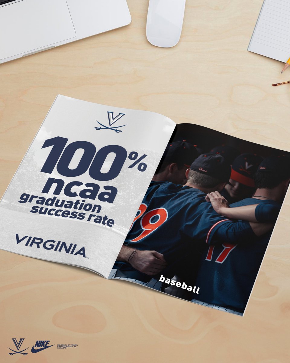 UVABaseball's tweet photo. PERFECTION!
📚 Five-straight �� graduation success rates for our program!
#GoHoos https://t.co/gvJ2Lwsed3