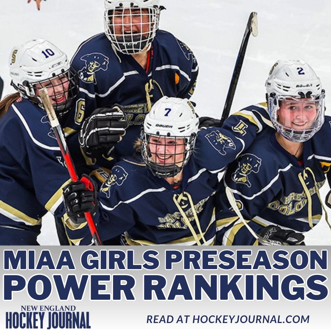Our preseason girls MIAA hockey rankings are here! Who's No. 1 in Division 1? From @PatDonn12: hockeyjournal.com/preseason-girl…