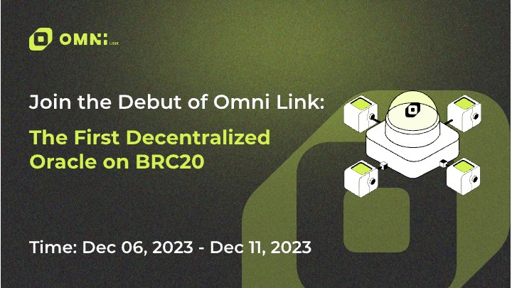 OmniLink_Oracle's tweet photo. 🎁Join the Debut Celebration of Omni Link

🗓️6-11th Dec
👇Complete tasks on @Port3Network &amp; @denet2022 to earn Double early rewards:
1⃣https://t.co/2tUJmU4nxx
2⃣https://t.co/6bHCn7u7xf

Join our ride in #BRC20 Oracle solutions!🚀

#OmniLink #Oracle #Bitcoin https://t.co/hz8eoLQxk0