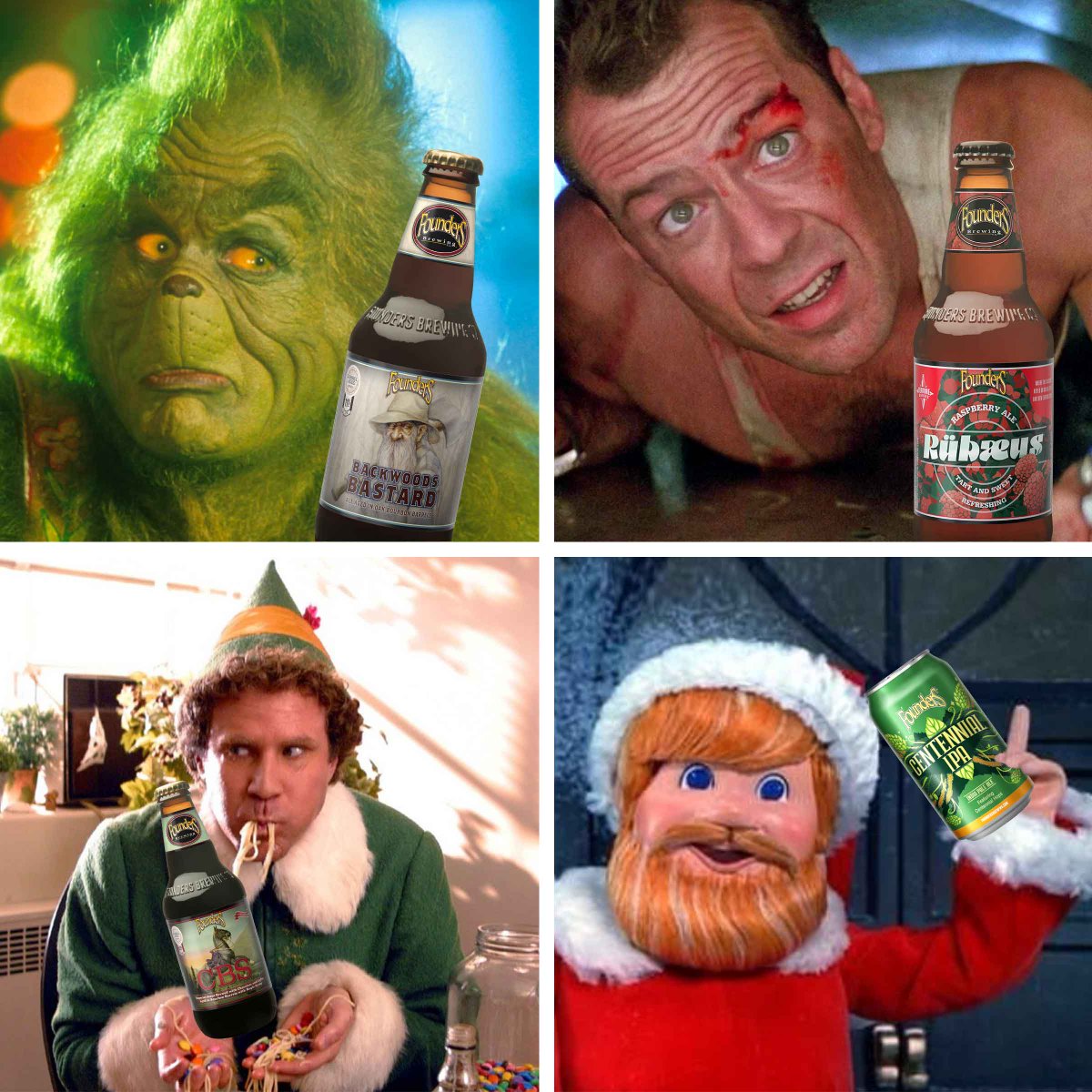 Please stop what you're doing and answer this very important question: Which of these holiday characters would you share a beer with?