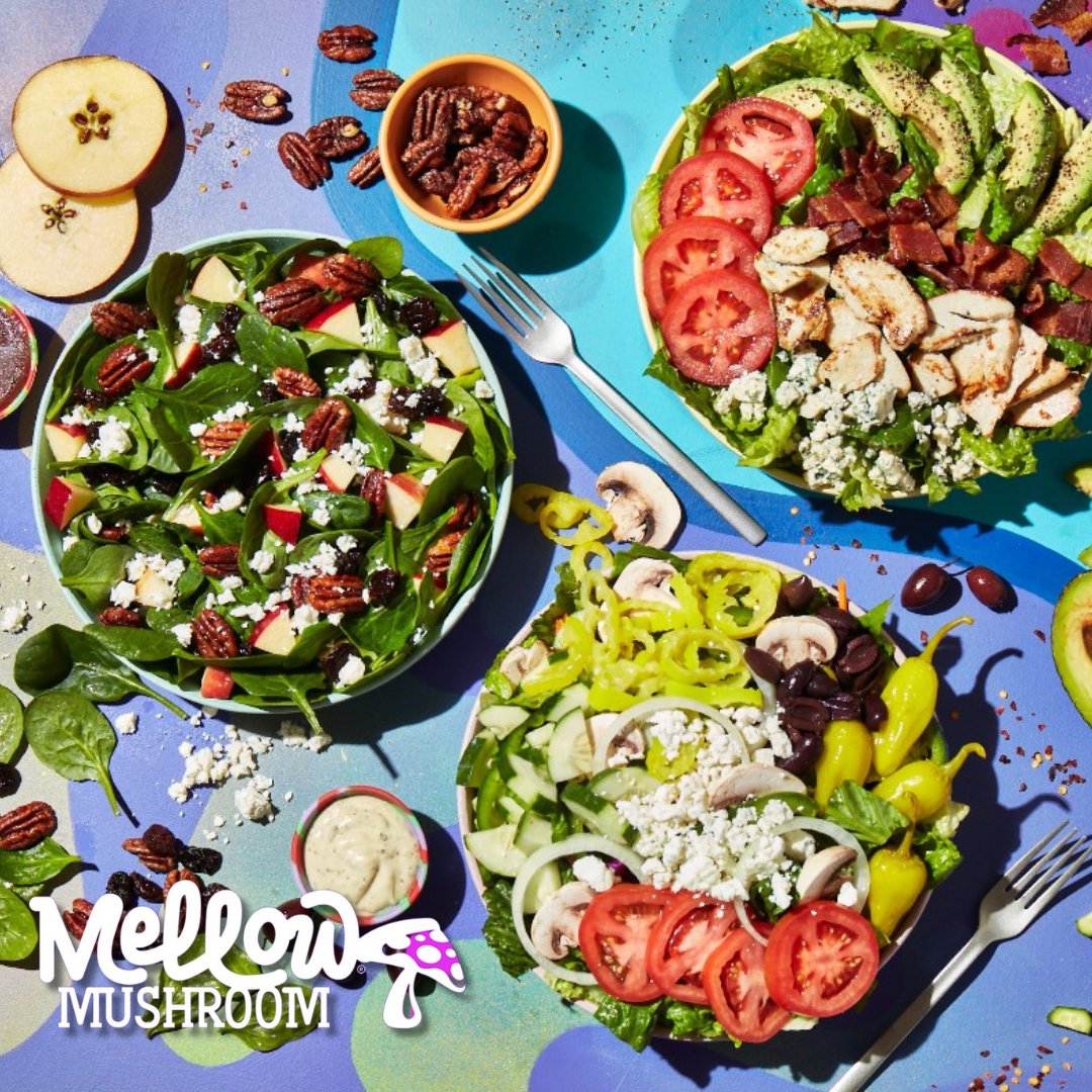Mellow on the lighter side with one of our delicious fresh salads! 🥗
#mellowgreens #mellowbristol #bristoltnva #healthyeats