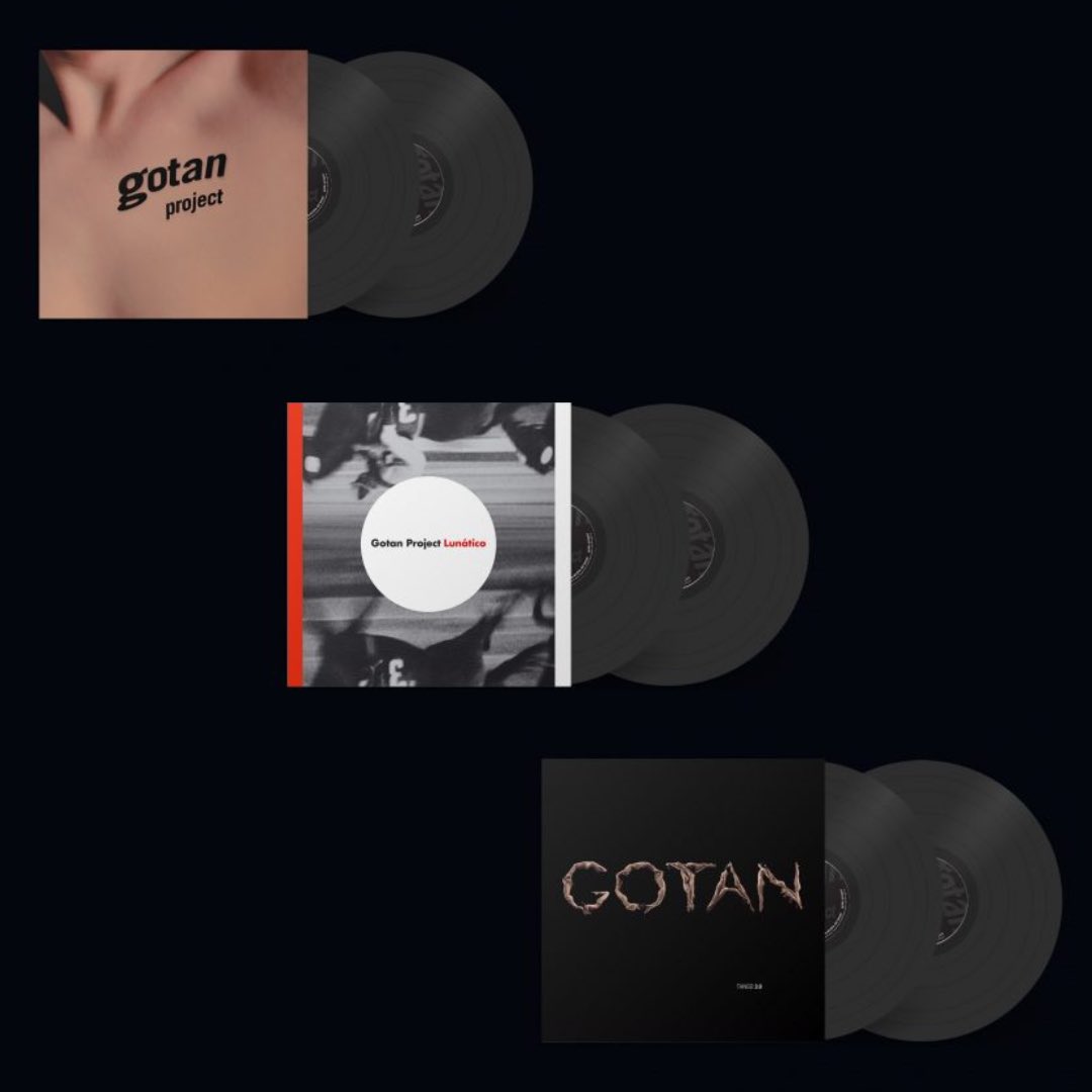 Here’s some good news ❤️‍🔥 Our three studio albums are back in stock! Available on vinyl (2xLP) and CD. Just in time for Christmas 🎄🎁 Visit our shop : gotanproject.com/boutique