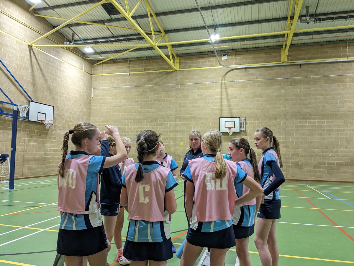 Up next it's @KHSWarwick U13B team currently playing against Wrekin's A team in their National Cup match. Keep up the good work team 💪 #netball #homefortress