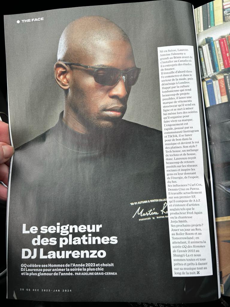 Honoured to be featured in GQ France's Men of the Year edition! Grateful for the journey so far and excited for what's next. The universe works in mysterious ways.