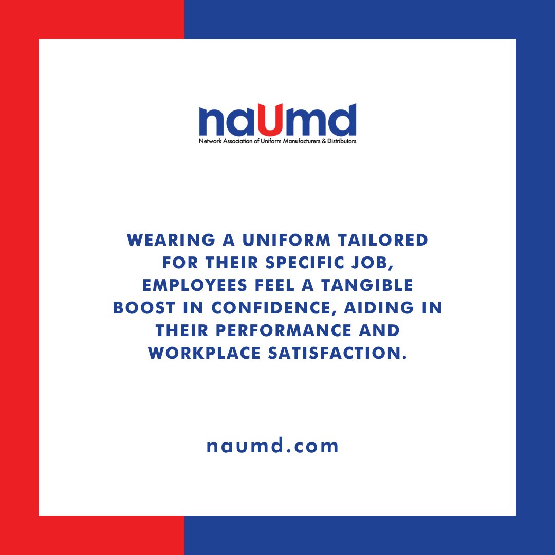 Uniforms play a crucial role beyond their physical appearance. They imbue employees with confidence and a clear sense of purpose in their roles. 

#NAUMD #Uniforms #UniformIndustry