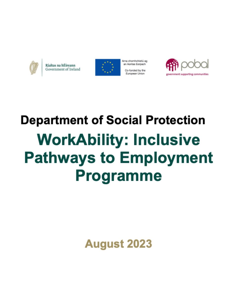 Well done to all of the successful Local Development Companies who have secured WorkAbility Funding through <a href="/welfare_ie/">Department of Social Protection</a> administered by <a href="/pobal/">Pobal</a>, details of the programme here gov.ie/en/press-relea…