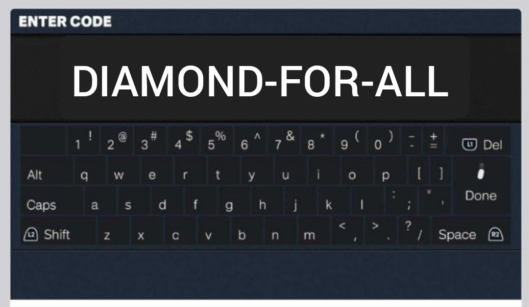 🚨 #LockerCode 🚨 DIAMOND-FOR-ALL Reward is an Unsellable Diamond Option Pack with a choice of either: 💎Diamond Rudy Gobert or 💎Diamond Kyle Kuzma #NBA2K #LockerCodes #NBA2K24