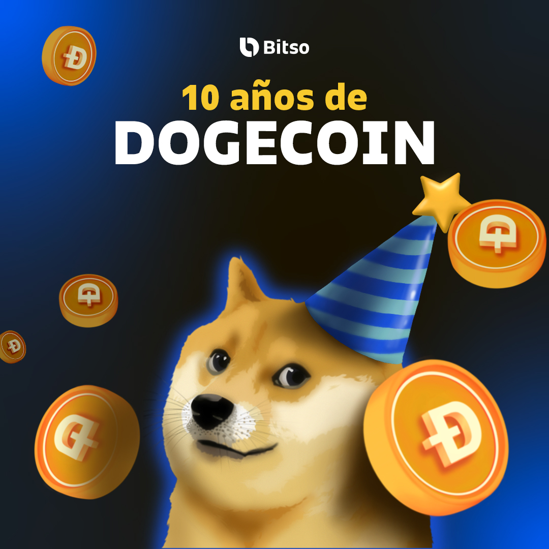 🎂 Estas son las mañanitas que cantaba Elon Musk... ¡Hoy es el aniversario  de @dogecoin! 🎉 La #memecoin más grande por capitalización de mercado está  cumpliendo sus primeros 10 años. ⬇️ Abrimos