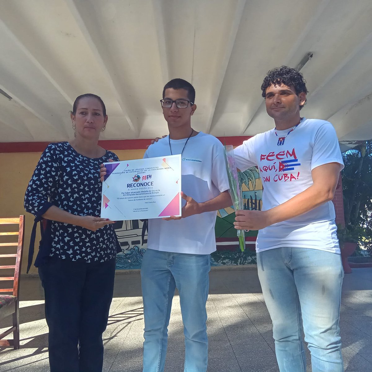 CMKXDigital's tweet photo. Celebran acto provincial por aniversario 53 de la Federación de Estudiantes de la Enseñanza Media en el IPVCE Silberto Álvarez Aroche.
Por los resultados en la labor de la organización estudiantil, a la #ProvinciaGranma le fue otorgada la Condición de Destacada. https://t.co/qDuu7246AN