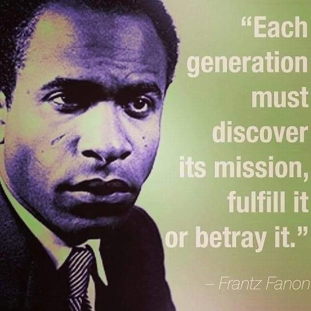62 Years ago today, psychiatrist, revolutionary author and political philosopher Frantz Fanon became an ancestor at age 36. Fanon’s works have inspired Freedom Fighters such as Malcolm X, George Jackson and the Black Panther Party to current organizations like the FTP Movement.