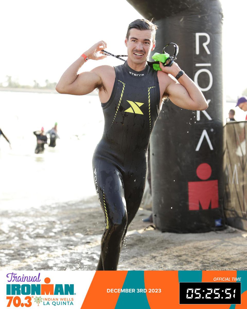 ryandiluchio's tweet photo. First Ironman 70.3 in the books🌴 https://t.co/eNLjgS7rkV