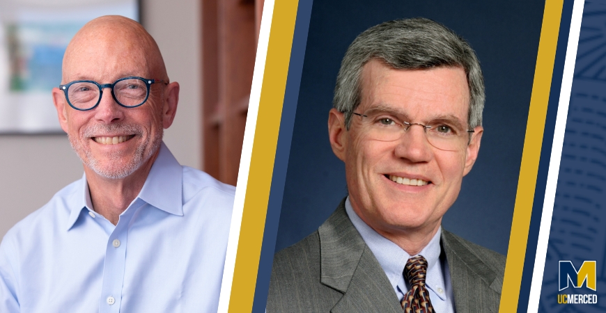 As we look forward to celebrating the accomplishments of our students, we're thrilled to announce our keynote speakers for the Fall Commencement taking place next week: Ted Mitchell and Keith Alley. #UCM2023 

Read the full story here🔗ucm.edu/siw9ww