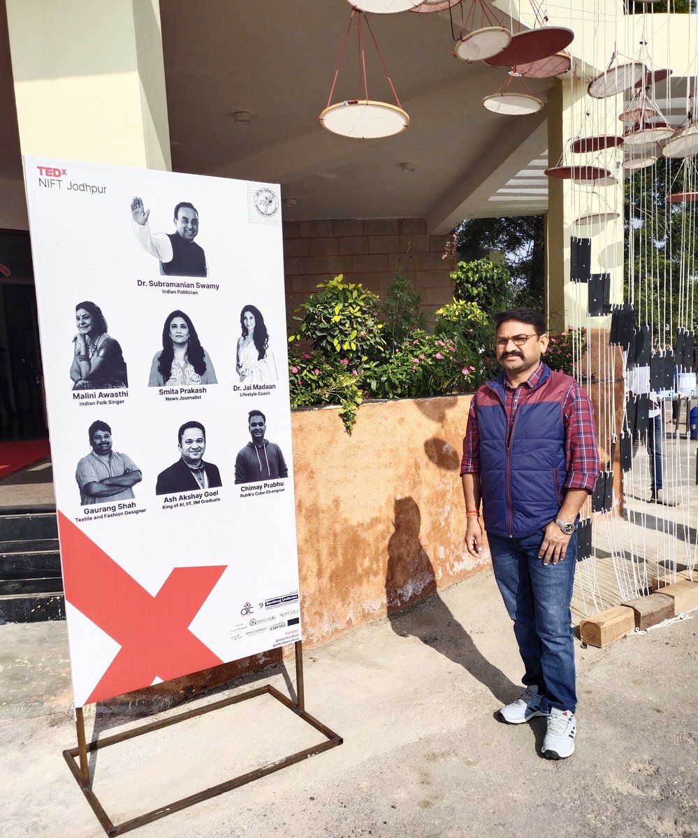 chetramthurwal's tweet photo. TEDx by NIFT Jodhpur #tedxspeaker #TedxNiftJodhpur ✨🧿 https://t.co/UytJ6qfFu5