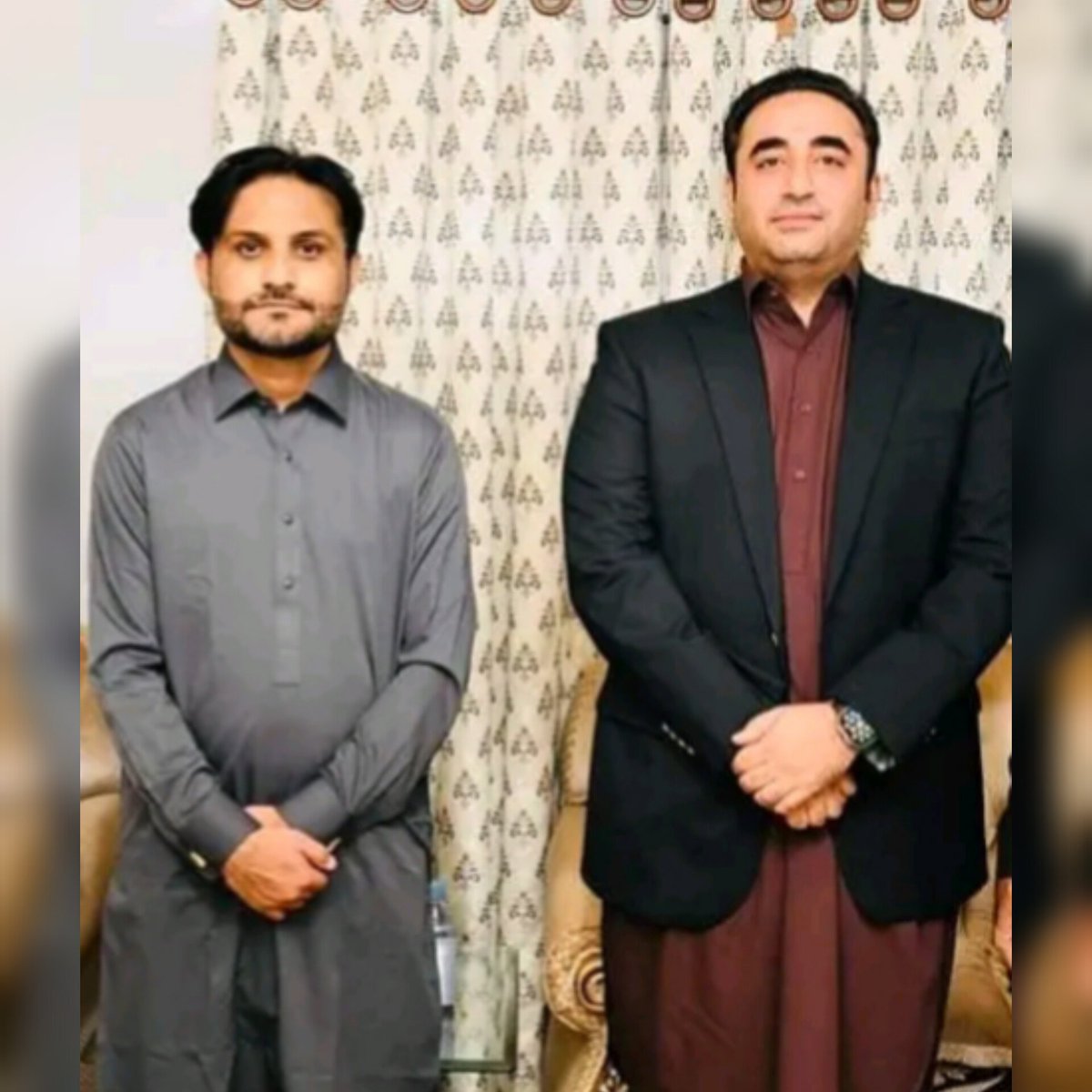 With Honourable Chairman, <a href="/BBhuttoZardari/">Bilawal Bhutto Zardari</a>
Sahb at Bilalani House Mithi ❤️ It's An Honour to have you at Bilalani House I wanted to express my heartfelt gratitude for your visit. Your presence has truly inspired me and left a lasting impact.
#NewProfilePic