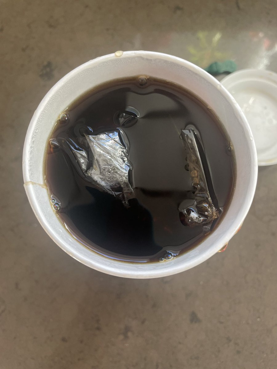 mohrclosetspace's tweet photo. @Starbucks What is in my Blonde Roast coffee this morning? Swede Gulch https://t.co/nQV0csOyCd