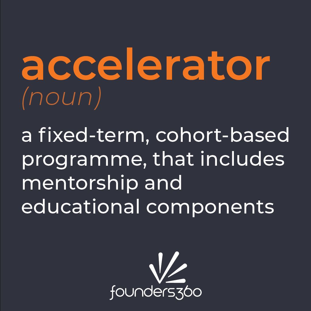 founders360's tweet photo. JARGON BUSTER: Accelerator

The term accelerator is thrown around all the time - but what does it mean? Who is it for? How can it help a founder? https://t.co/irge3rRYgY