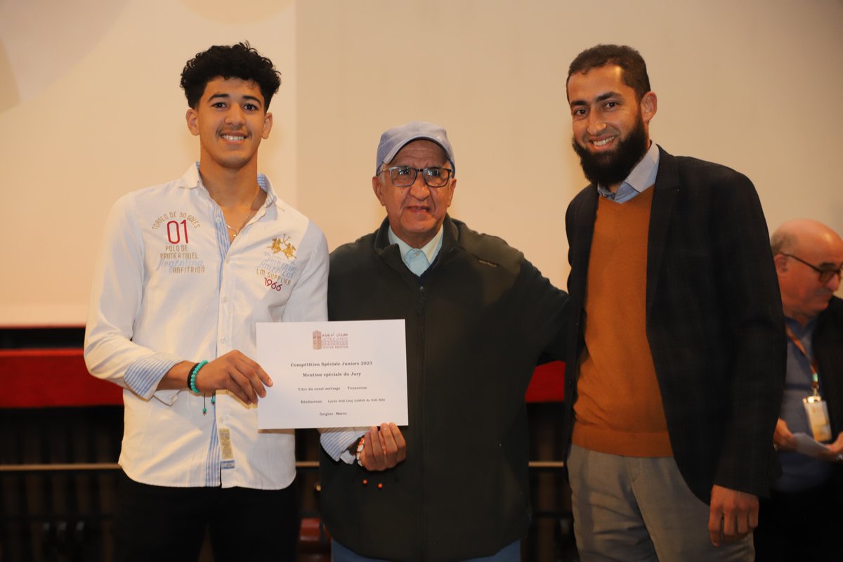 AICS_Tunis's tweet photo. La 16e édition du #FestivalHandifilm de Rabat s'est conclue avec la remise des 🏆 "Le pinceau de l'espoir" et "Tounarouz", 2 courts métrages d'#OVCI, soutenus par @aics_it, ont été distingués. Bravo à tous les talents pour leur contribution à l'inclusion!
@ItalyinMorocco https://t.co/Nr81EExrlL