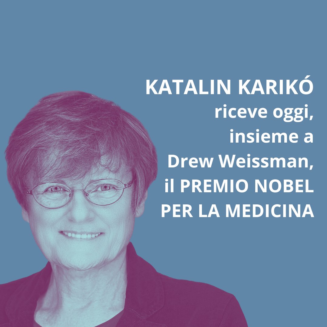 Bollati Boringhieri editore (@bbeditore) on Twitter photo Oggi #KatalinKarikó riceve il #PremioNobel <a href="/NobelPrize/">The Nobel Prize</a> per la #Medicina per aver salvato milioni di vite #mRNA
E lo ha fatto "nonostante tutto": nonostante fosse donna, un’immigrata, nonostante nessuno avesse creduto in lei. <a href="/kkariko/">Katalin Kariko</a>
Esce a marzo, ora in preorder Oggi #KatalinKarikó riceve il #PremioNobel <a href="/NobelPrize/">The Nobel Prize</a> per la #Medicina per aver salvato milioni di vite #mRNA
E lo ha fatto "nonostante tutto": nonostante fosse donna, un’immigrata, nonostante nessuno avesse creduto in lei. <a href="/kkariko/">Katalin Kariko</a>
Esce a marzo, ora in preorder