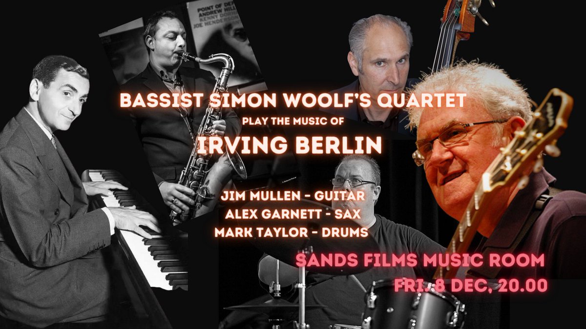 Join us on Friday for another page of THE GREAT AMERICAN SONGBOOK! with Simon Woolf and Jim Mullen!! Friday 8th at 20.00 be there or watch it online. sandsmusic.eventive.org/schedule/64f60…