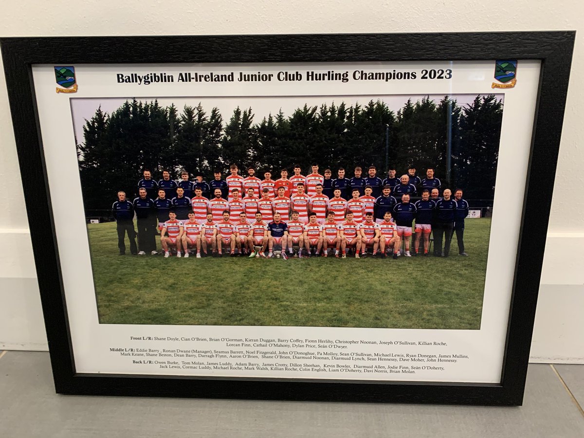 We have the perfect Christmas present for any Ballygiblin fan.... 
€50 please contact John Hennessy to order 086-8211897